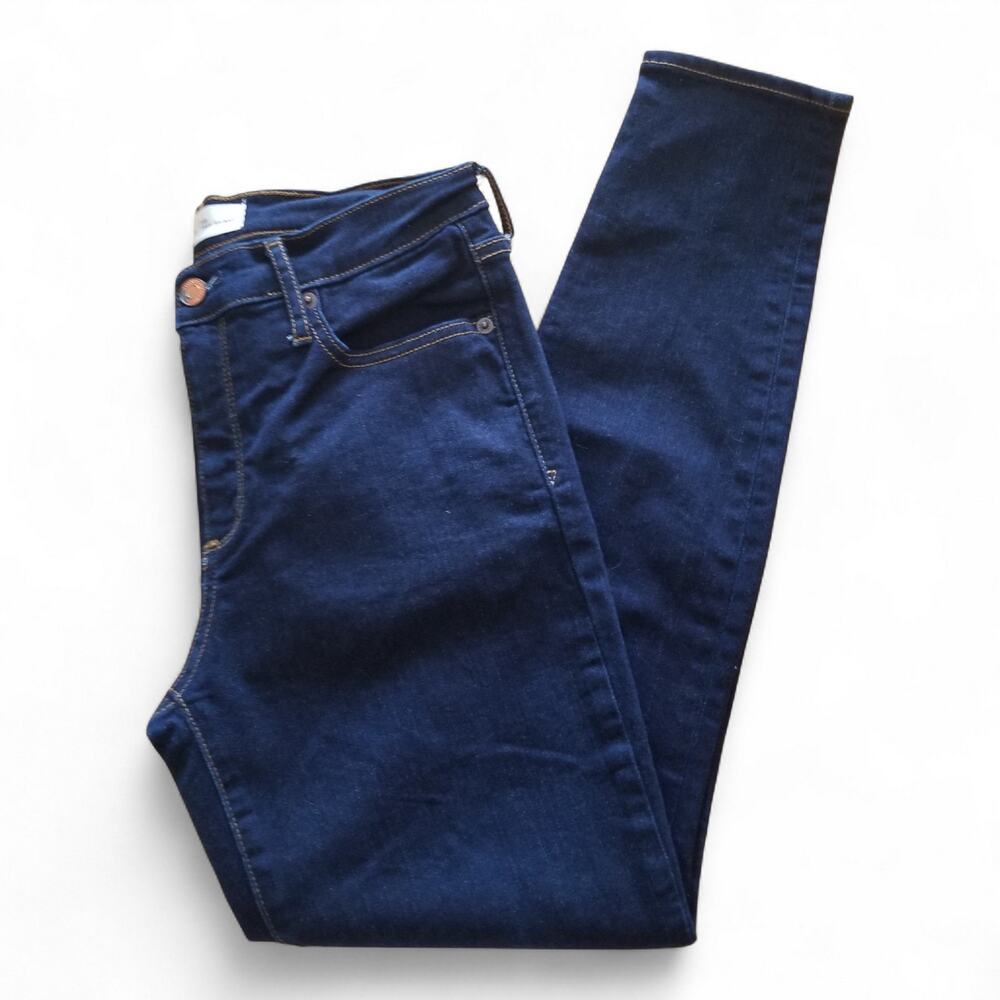 GAP 1969 TRUE SKINNY Jeans Stretch Indigo Mid Rise 240894-00 - Size 29 Short - Picture 3 of 11